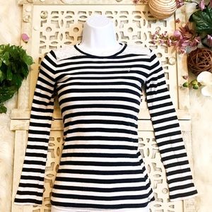 Abercrombie Kids blue/white long sleeve 11/12